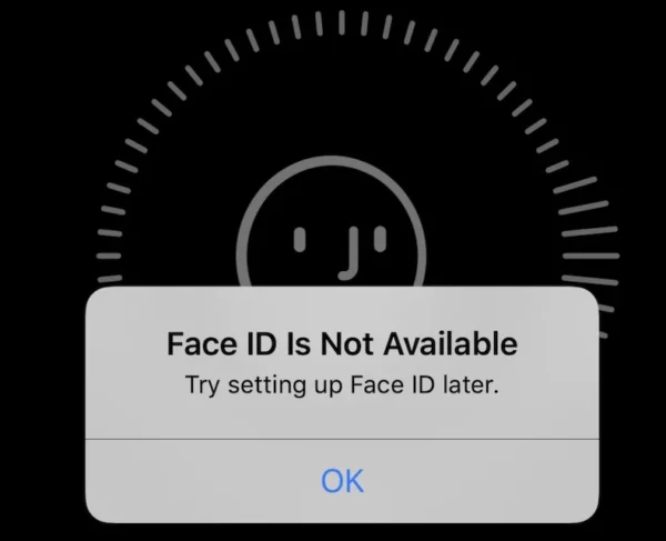 Face ID Not Available