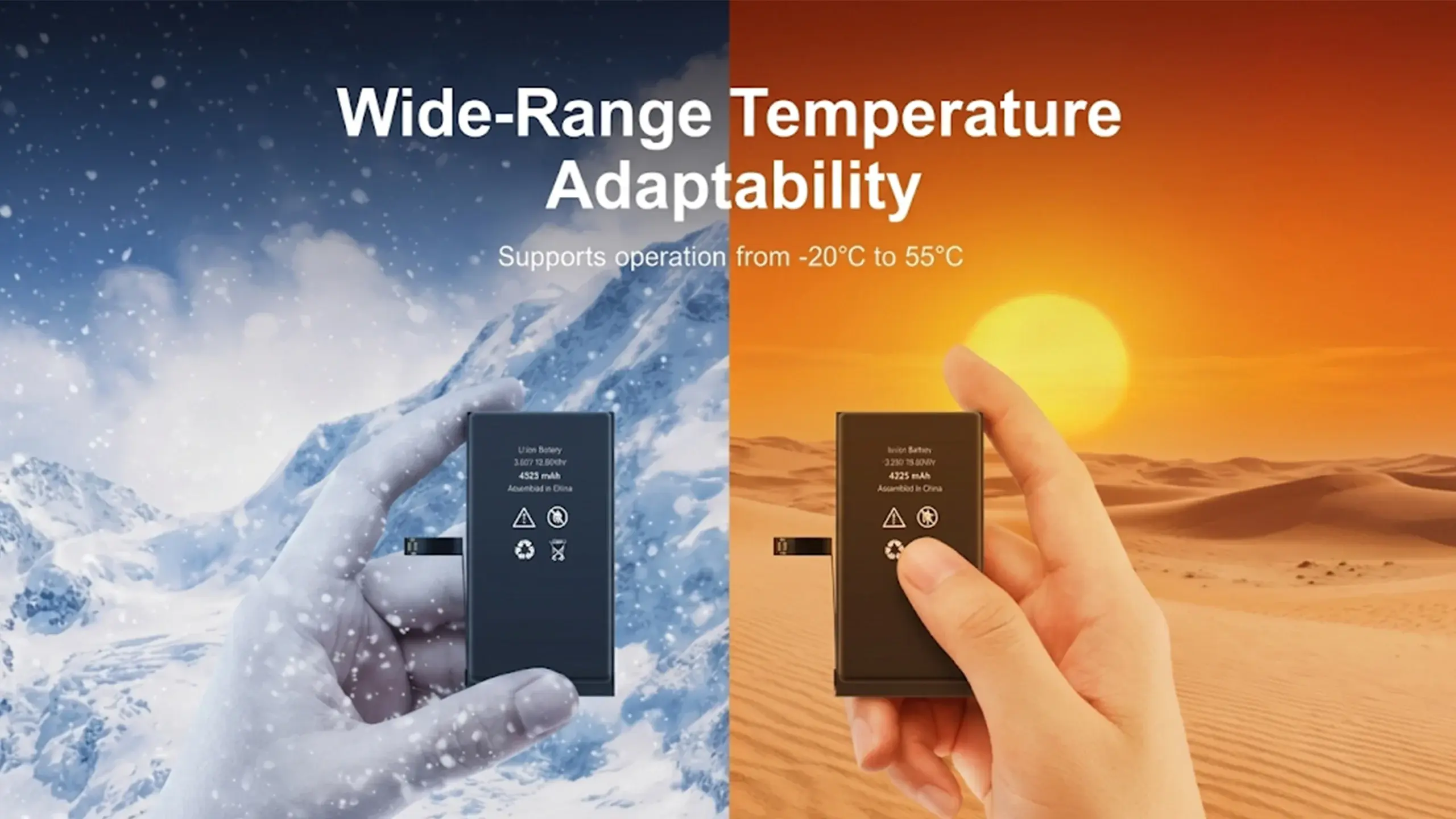 iPhone Battery Wide-Range Temperature Adaptability