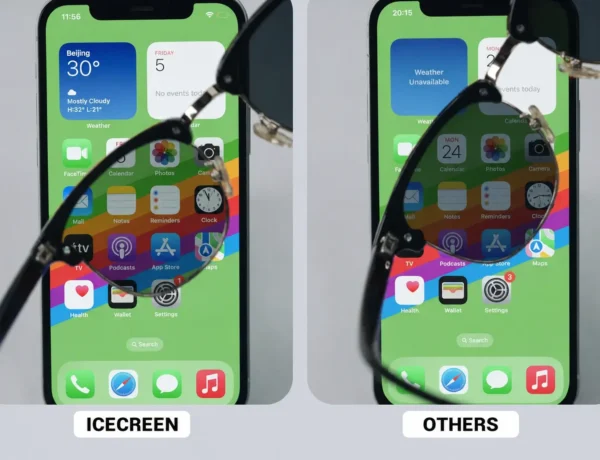 iPhone Hard OLED Screen Replacement Polarized Sunglasses Visibility Comparison